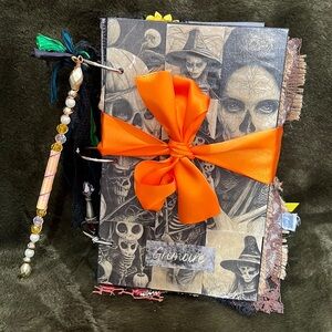 Halloween Themed Junk Journal Handmade